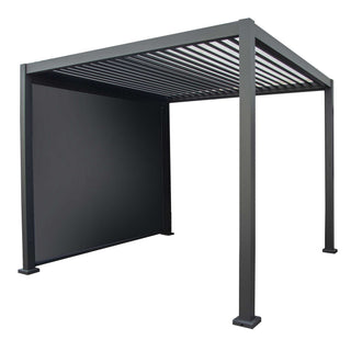 Gazebo Pergola Alluminio Antracite "Wyoming" Vacchetti 3x3h2,5 m
