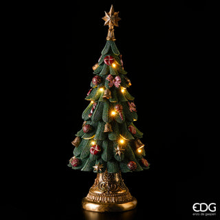 Albero di Natale Poly con Luci e Musica EDG h.60 cm.
