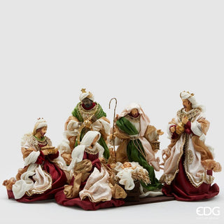 Natività King con Re Magi EDG h.36 cm.