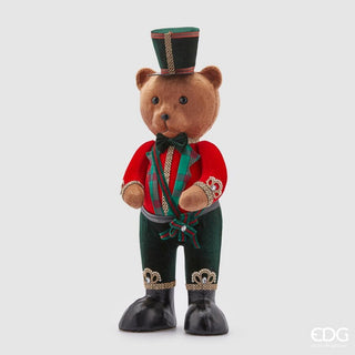 Decoro Orso Noel EDG h.60 cm.