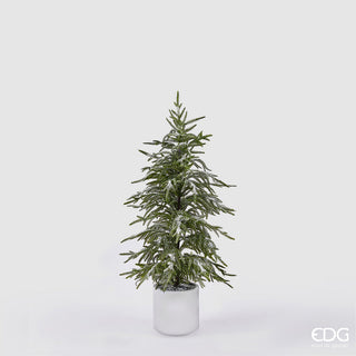 Pino Innevato con Vaso EDG h.90 cm.