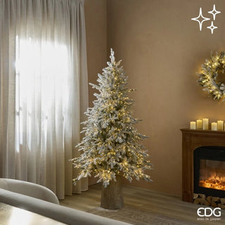 Albero Pino Cortina Innevato 1800 MiniLed EDG h.180 cm.