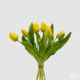 Bouquet di 7 Tulipani Real Touch EDG h. 30 cm.