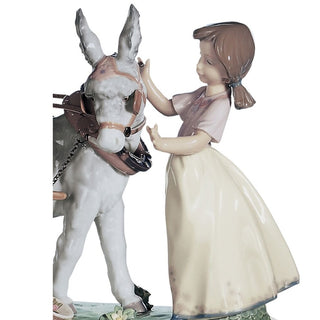 Scultura Bimbi "Una Gita" Edizione Limitata Lladrò