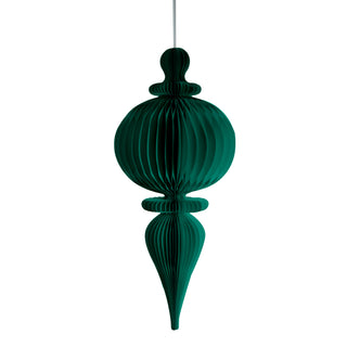 Decoro Origami Trottola Verde h.80 cm.