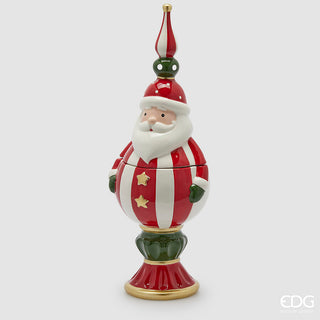 Contenitore Babbo Natale EDG h.47 cm.