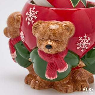 Contenitore Orsi con Palla EDG h.25 cm.