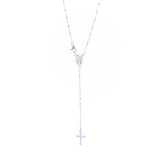 Rosario in Argento Con Mini Pallini