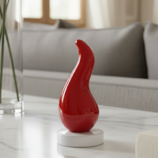 Bomboniera Corno Rosso Sharon h.11 cm.