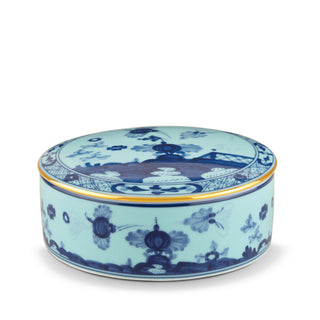 Scatola Portaoggetti "Oriente Italiano Iris" Richard Ginori Ø 13.2 cm.