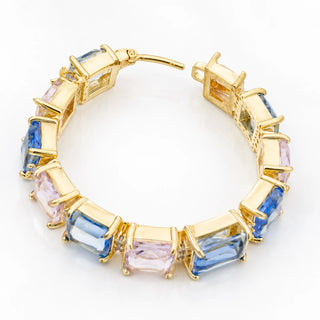 Orecchini Carrè "Crystal Bloom" Barbieri Creazioni