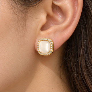 Orecchini Cat Eye Carré "Contemporary Jewels Evolution" Barbieri Creazioni