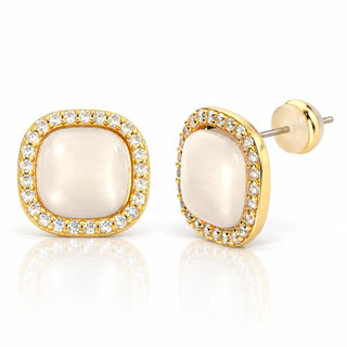 Orecchini Cat Eye Carré "Contemporary Jewels Evolution" Barbieri Creazioni