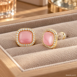 Orecchini Cat Eye Carré "Contemporary Jewels Evolution" Barbieri Creazioni