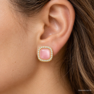 Orecchini Cat Eye Carré "Contemporary Jewels Evolution" Barbieri Creazioni