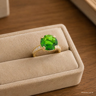 Anello Carrè Rond "Crystal Bloom" Barbieri Creazioni