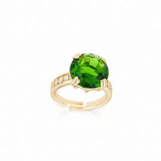 Anello Carrè Rond "Crystal Bloom" Barbieri Creazioni