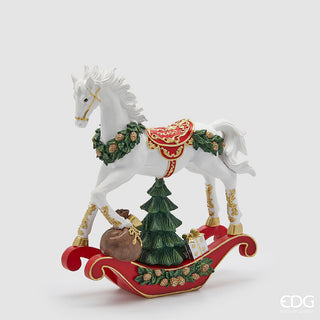 Decoro Cavallo a Dondolo EDG h.35.5 cm.