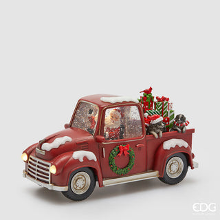 Decoro Pick-Up Musica, Movimento e Led EDG h.16 cm.