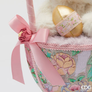 Decoro Cesto Coniglio EDG h.54 cm.