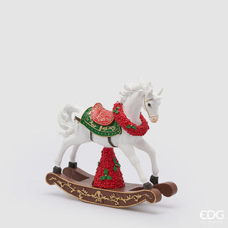 Decoro Cavallo a Dondolo EDG h.30.5 cm.