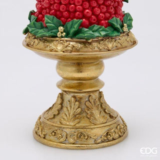 Decoro Pino con Fiocco EDG h.48 cm.
