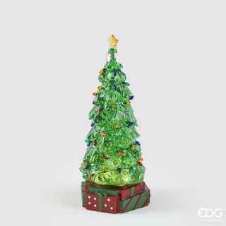 Decoro Pino con Led EDG h.31 cm.