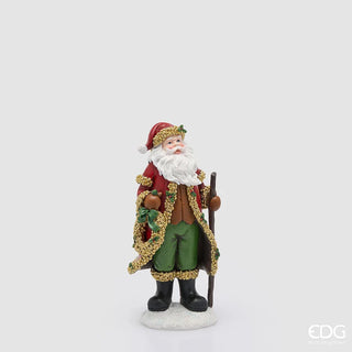 Decoro Babbo con Bastone EDG h.27 cm.