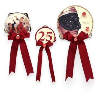Set 3 Tamburelli Pulcinella e Tradizioni Madame Fioccò