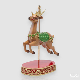 Decoro Renna Giostra EDG h.46 cm.