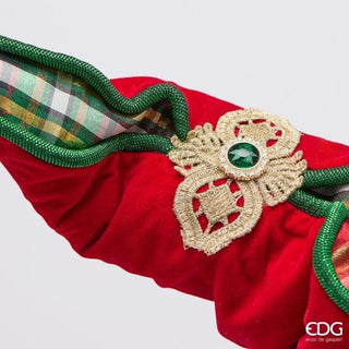 Decoro Babbo Natale con Bastone EDG h.98 cm.