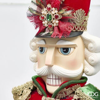 Decoro Soldatino Natalizio Rosso e Verde EDG h.96 cm.