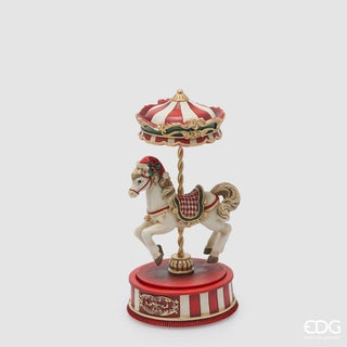 Carillon Cavallo Giostra EDG h.24 cm.