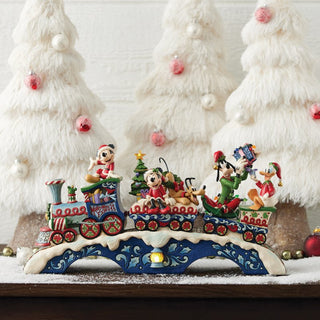 Mickey and Friends Christmas Train Disney Britto h.22 cm.