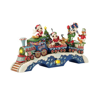 Mickey and Friends Christmas Train Disney Britto h.22 cm.