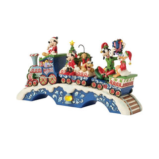 Mickey and Friends Christmas Train Disney Britto h.22 cm.