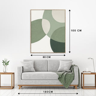 Quadro Green Dots Imageland 80x100 cm.