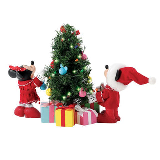 Mickey and Minnie Mouse Christmas Disney h.33 cm.