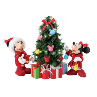Mickey and Minnie Mouse Christmas Disney h.33 cm.