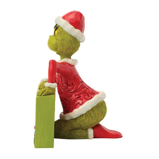 Grinch con Insegna Girevole Enesco h.14.5 cm.