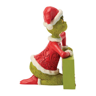 Grinch con Insegna Girevole Enesco h.14.5 cm.