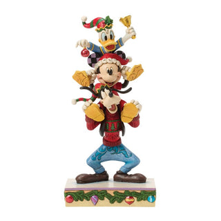 Topolino, Paperino e Pippo Disney h. 22 cm.