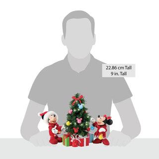 Mickey and Minnie Mouse Christmas Disney h.33 cm.