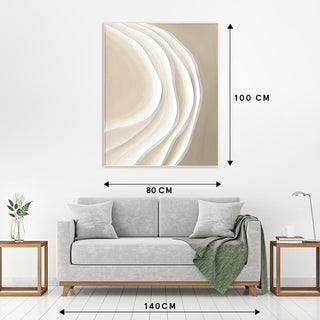 Quadro Bright Sandy Waves Imageland 80x100 cm.