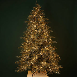 Albero di Natale Pino Saint Moritz 3000 MiniLed Fiori di Lena - h.180 cm.