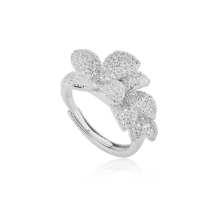 Anello Foglie in Argento 925%