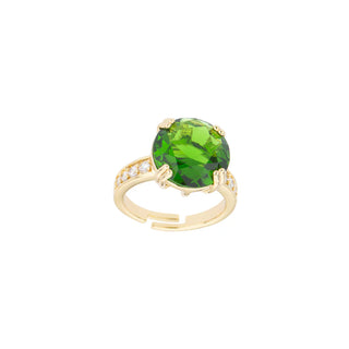 Anello Carrè Rond "Crystal Bloom" Barbieri Creazioni