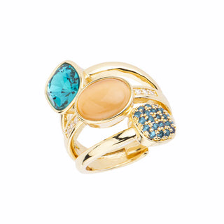 Anello Carré Summer "Contemporary Jewels Evolution" Barbieri Creazioni