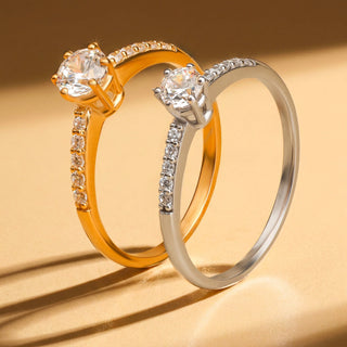 Anello Solitario Endless Love Dana L’Or 9 Carati