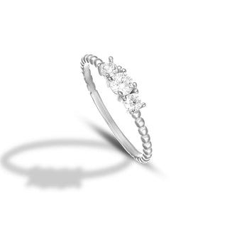 Anello Trilogy a Scalare Dana L’Or 9 Carati